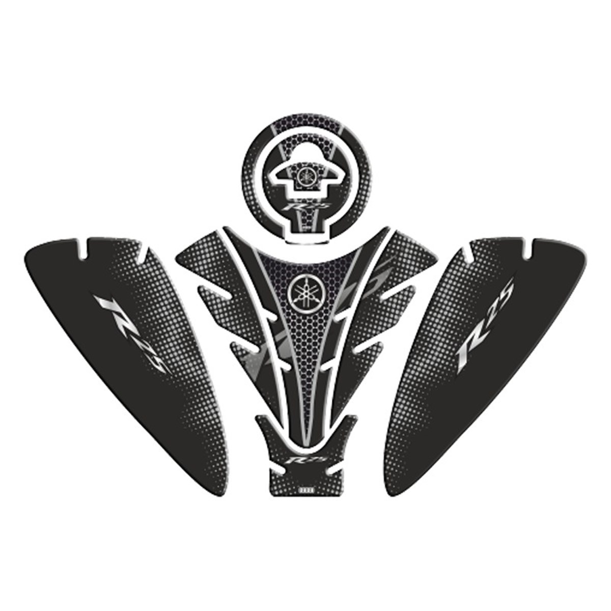YAMAHA R25 2019-22 UYUMLU TANK PAD SET 002
