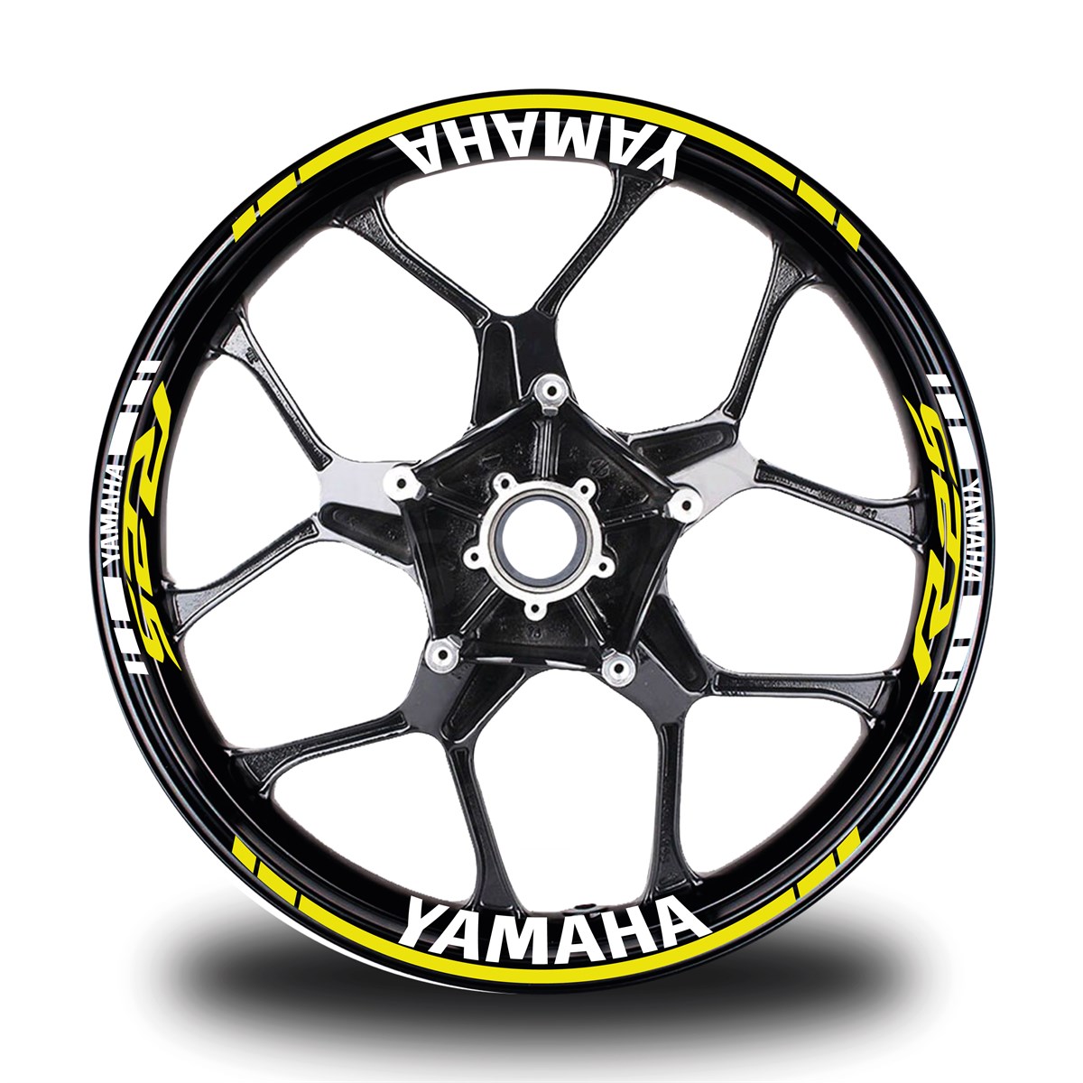 Yamaha R25 Sarı Takım Jant Sticker