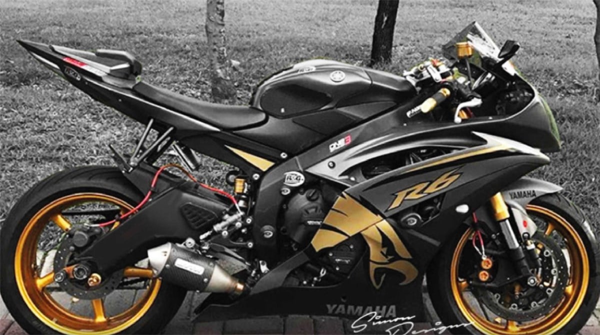 Yamaha R6 750 Takım Sticker Etiket Modeli