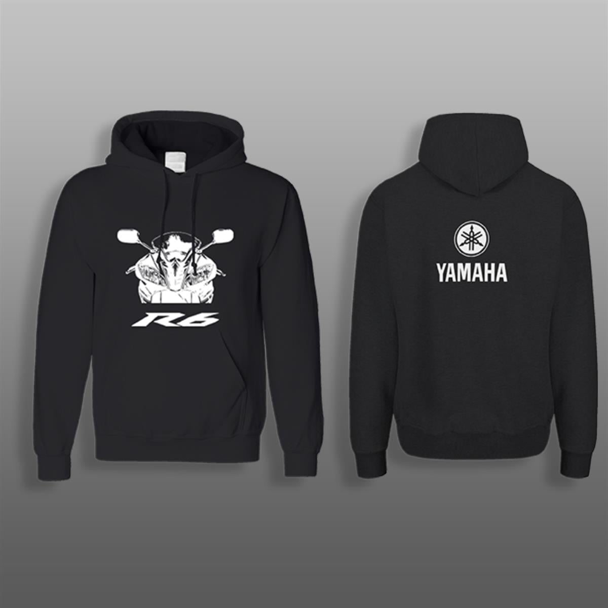 Yamaha R6 Siyah Sweatshirt Modeli