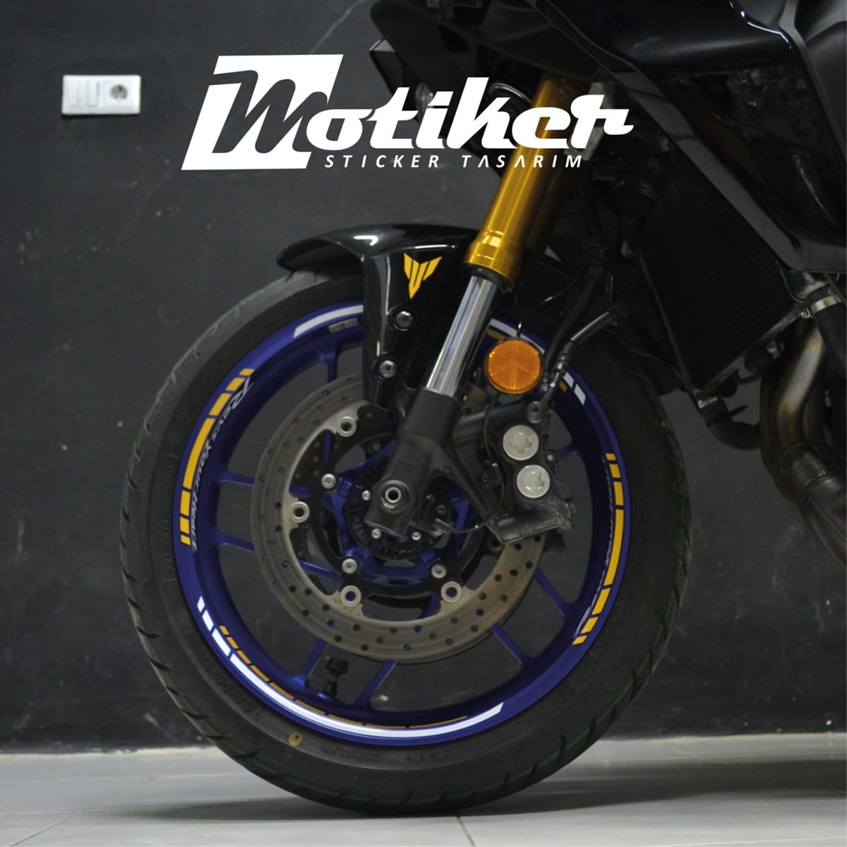 Yamaha Tracer 9 GT Jant Sticker Etiket Modeli