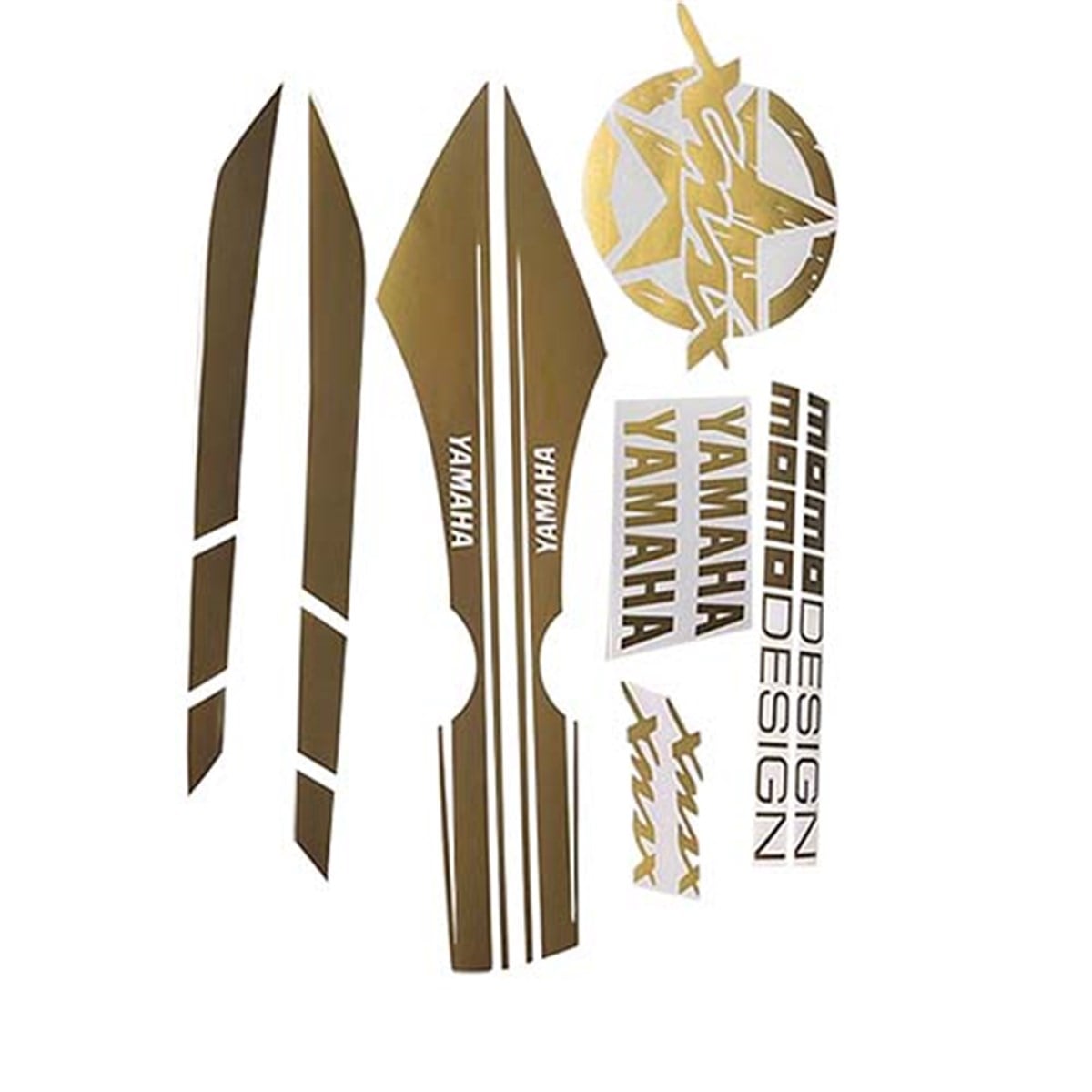 Yamaha X-Max Mat Gold Sticker Modeli