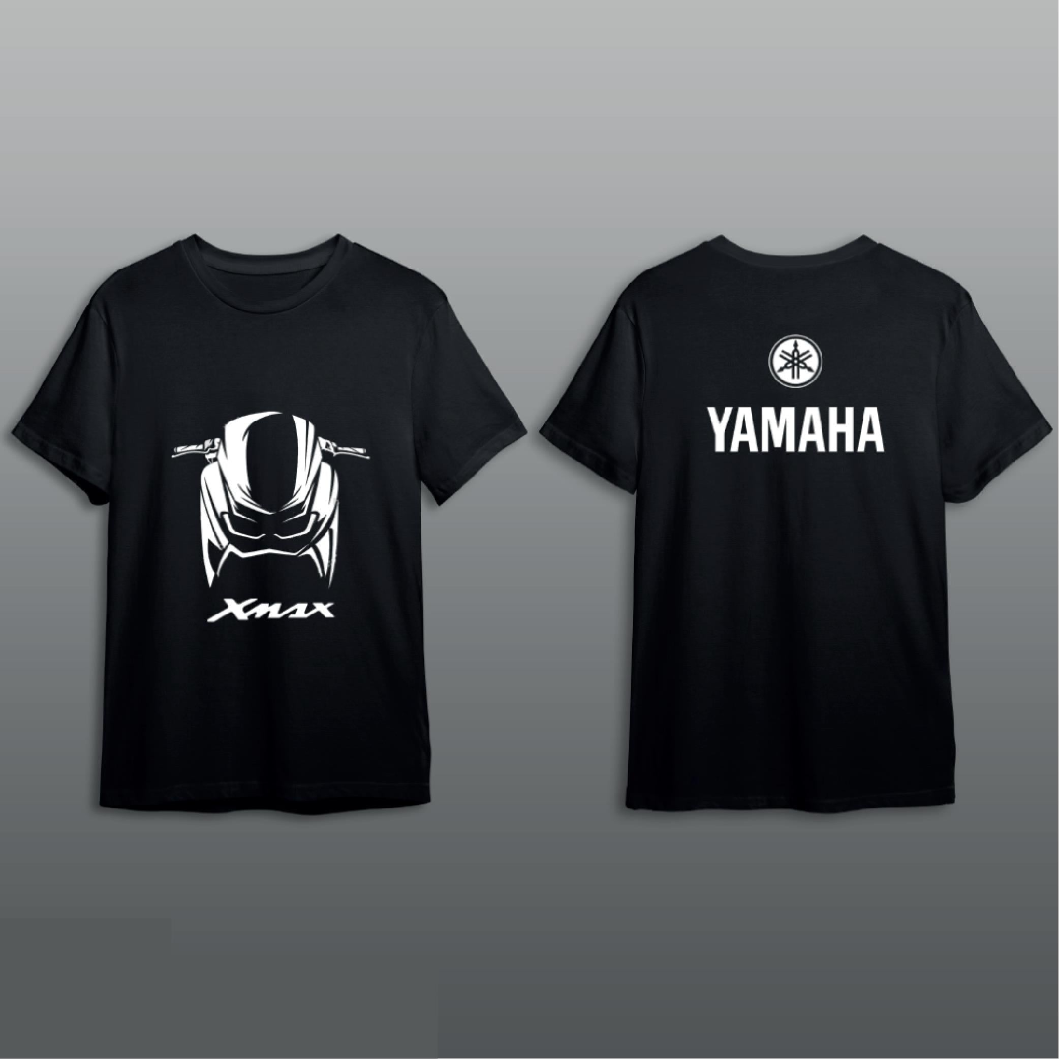 T-ShirtYamaha XMAX Baskılı Tshirt Modeli Siyah