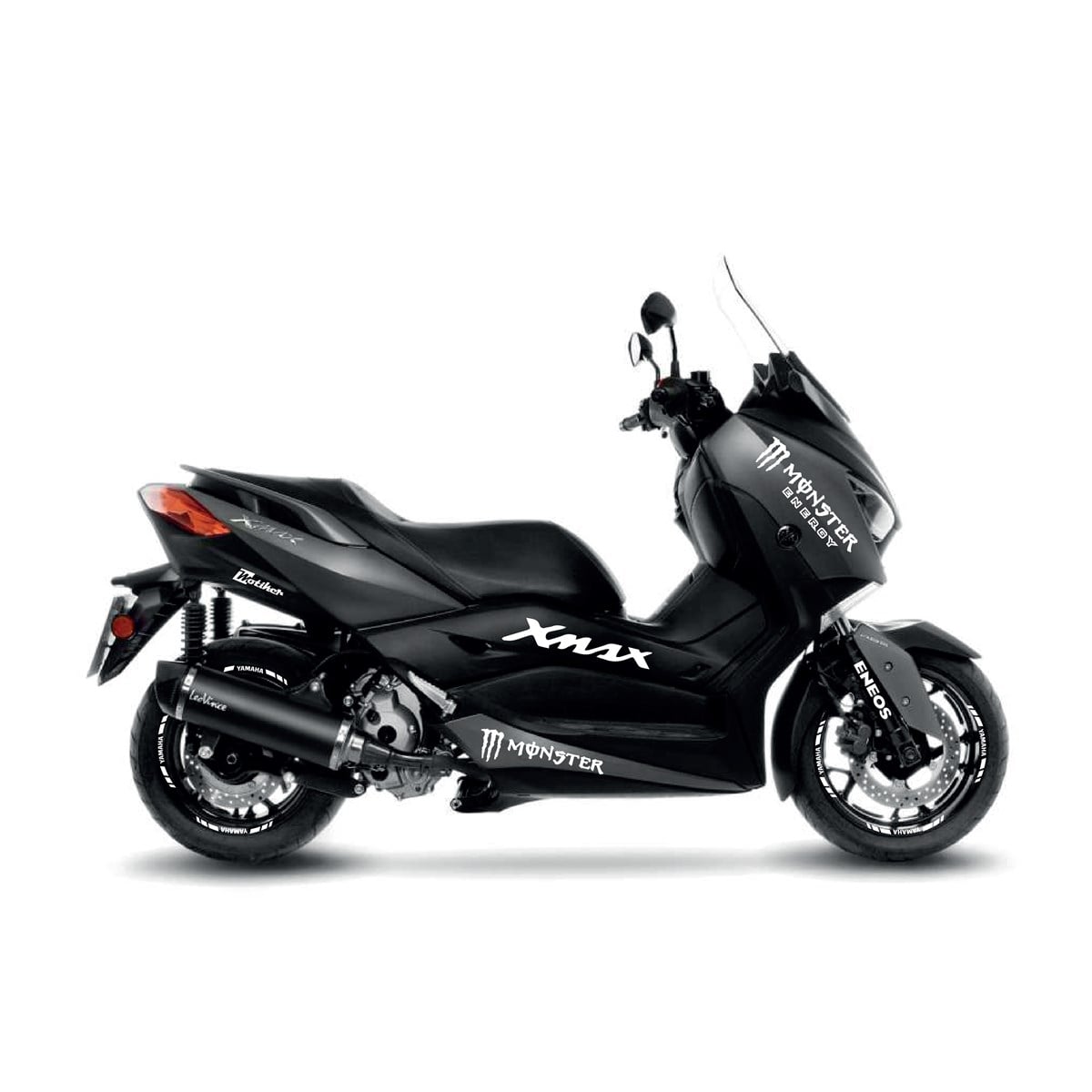 Yamaha XMAX Monster Energy Sticker Etiket Modeli