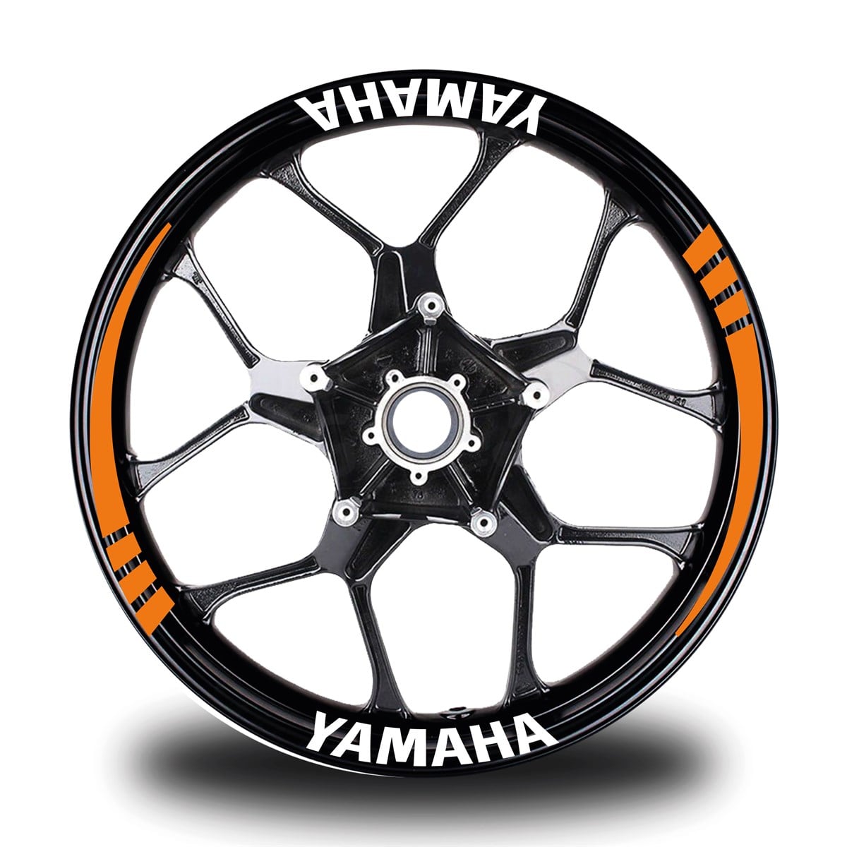 Yamaha Yazılı Neon Turuncu Takım Jant Modeli