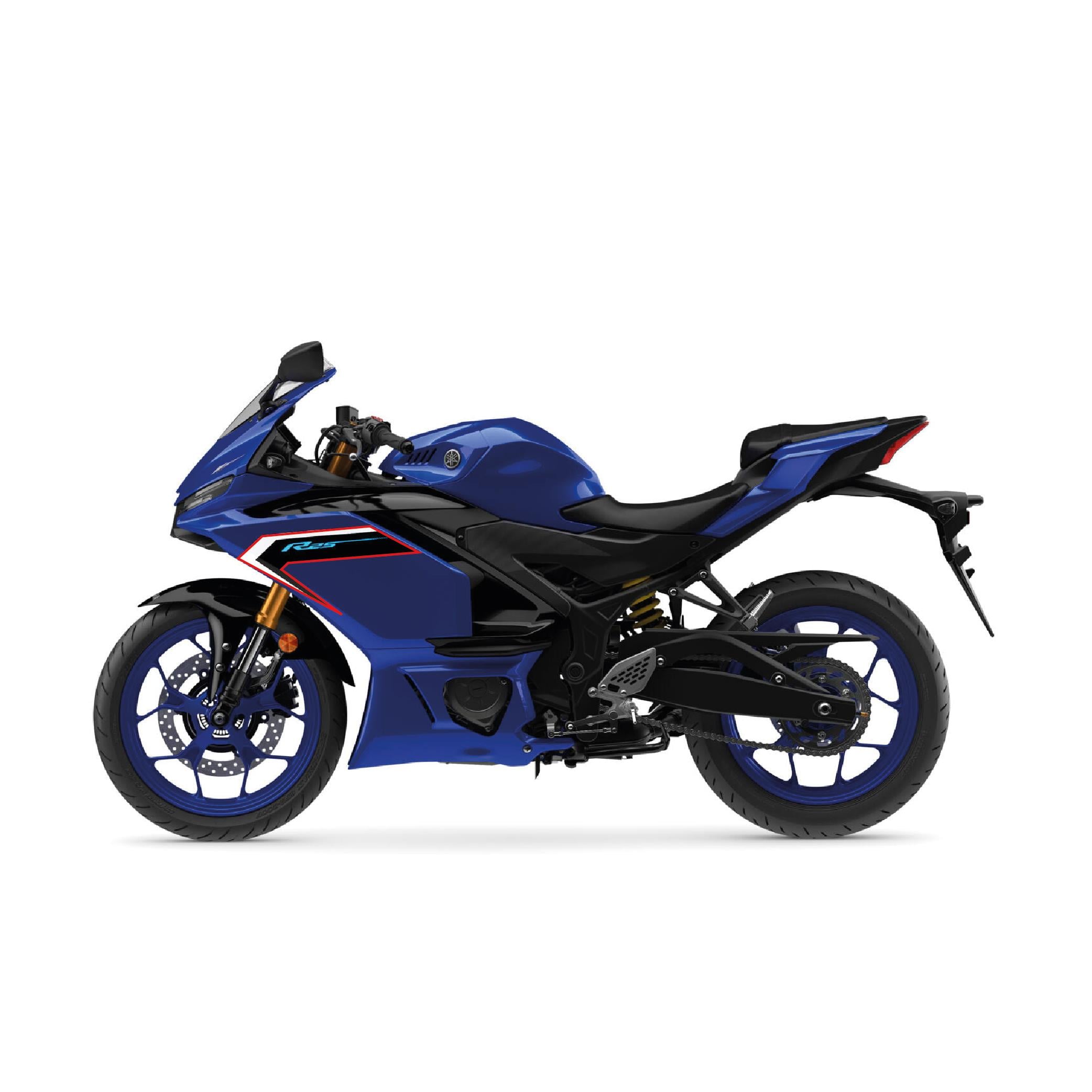 MotosikletYamaha YZF R25 Mavi 2025 Model Orjinal Sol Yan Grenaj Sticker
