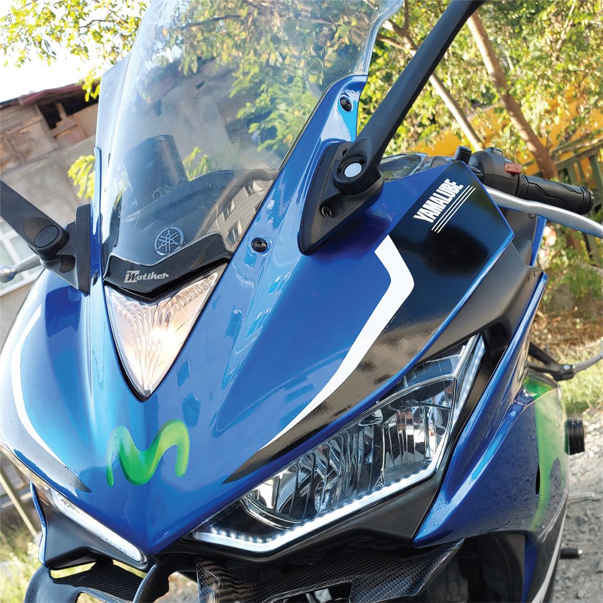 Yamaha YZF R25 Movistar Parça Sticker Modeli 
