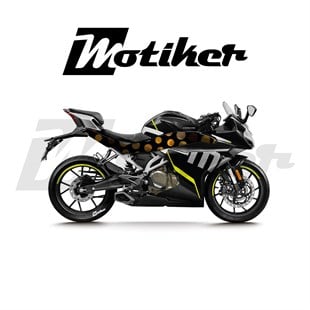 CF MOTO 250SR Orta Şase Motosiklet Baskılı Folyo Sticker Etiket Modeli 2026-1