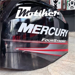 Mercury 60 HP Four Stroke 2013-2017 Mercury 60 HP Four Stroke 2013-2017 Tekne Sticker Etiket Modeli 