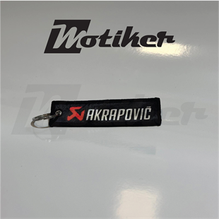 Akrapovic Yazılı Logolu Tasarımlı Anahtarlık Modeli