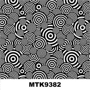Baskılı Folyo Dairesel Motif Desen 21   
