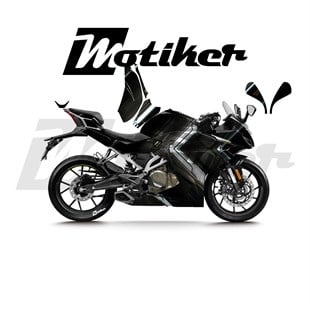 CFMOTO 250SR Parçalı Kaplama Sticker Etiket Modeli Metalik Ok Desen 10 (MTK9371)