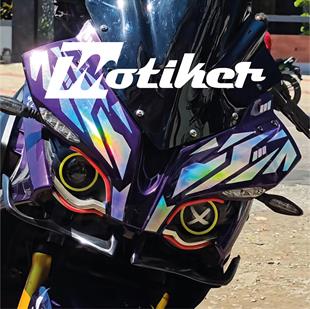 Bajaj RS200 Ön Kafa Sticker Etiket Modeli Hologram Sticker