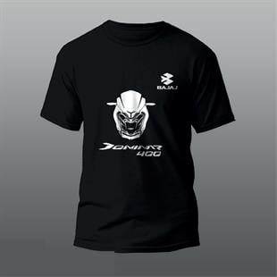 T-ShirtBajaj Dominar 400 Baskılı Tshirt Modeli Siyah