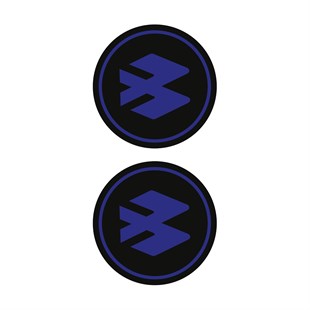 Bajaj Mavi Koruma Takozu Damla Sticker Modeli