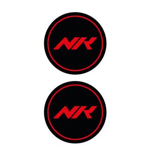 Takoz Damla StickerCf Moto NK Yazılı Koruma Takozu Motosiklet Damla Sticker Modeli Kırmızı