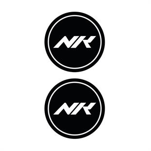 Takoz Damla StickerCf Moto NK Yazılı Koruma Takozu Motosiklet Damla Sticker Modeli Beyaz