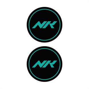 Takoz Damla StickerCf Moto NK Yazılı Koruma Takozu Motosiklet Damla Sticker Modeli Turkuaz