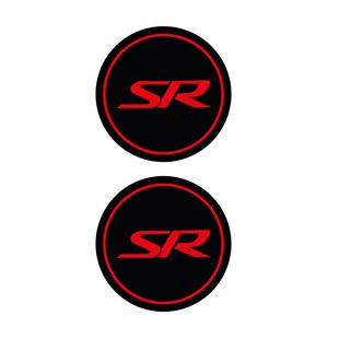 Takoz Damla StickerCf Moto SR Yazılı Koruma Takozu Motosiklet Damla Sticker Modeli Kırmızı 