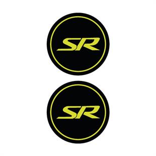 Cf Moto SR Yazılı Koruma Takozu Motosiklet Damla Sticker Modeli