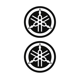 Yamaha Beyaz Koruma Takozu Damla Sticker Modeli