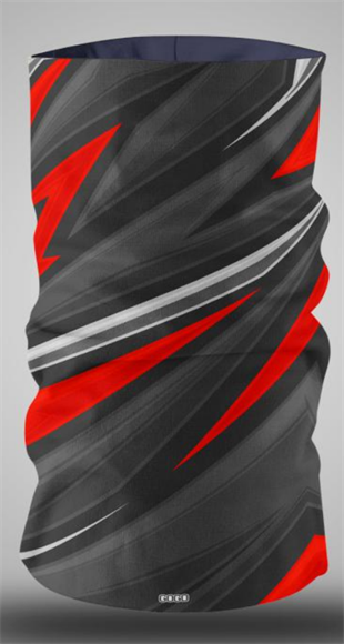 Kırmızı Gri Çizgili Buff Modeli