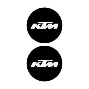 Takoz Damla StickerKTM Yazılı Koruma Takozu Motosiklet Damla Sticker Modeli