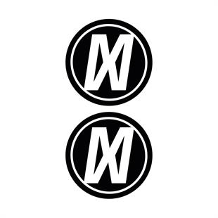 Takoz Damla StickerMondial Beyaz Koruma Takozu Damla Sticker