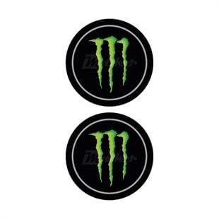 Monster Damla Logo Sticker 