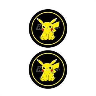 Pokemon Pikachu Damla Logo Sticker 