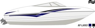 Tekne Lacivert Siyah Sticker Etiket Model 