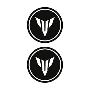 Yamaha Mt Beyaz Koruma Takozu Damla Sticker Modeli