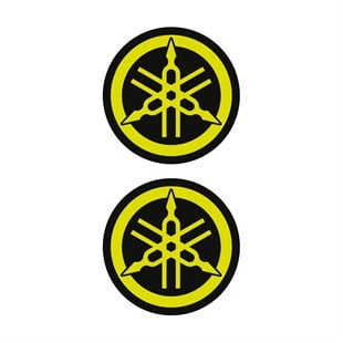 Yamaha Sarı Koruma Takozu Damla Sticker Modeli