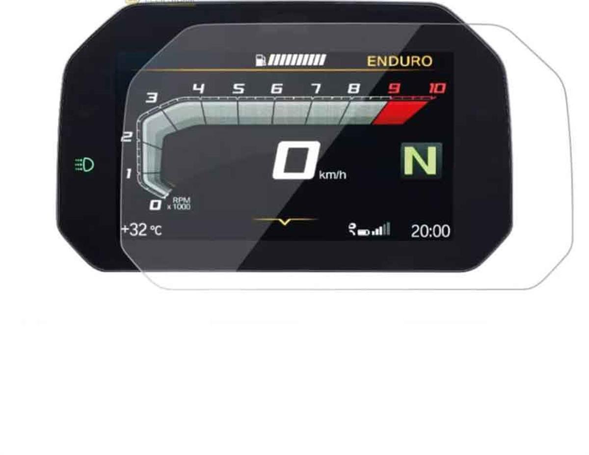  Bmw F750GS/F850GS 6.5 inç Dijital Gösterge uyumlu 9H Temperli Ekran Koruyucu Cam