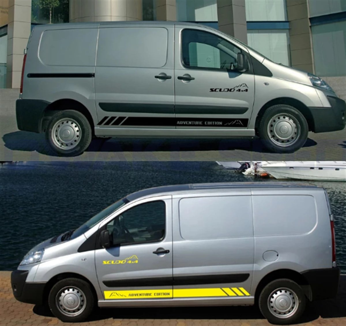  Fiat Scudo Yan Kapı Şerit Sticker Etiket Modeli