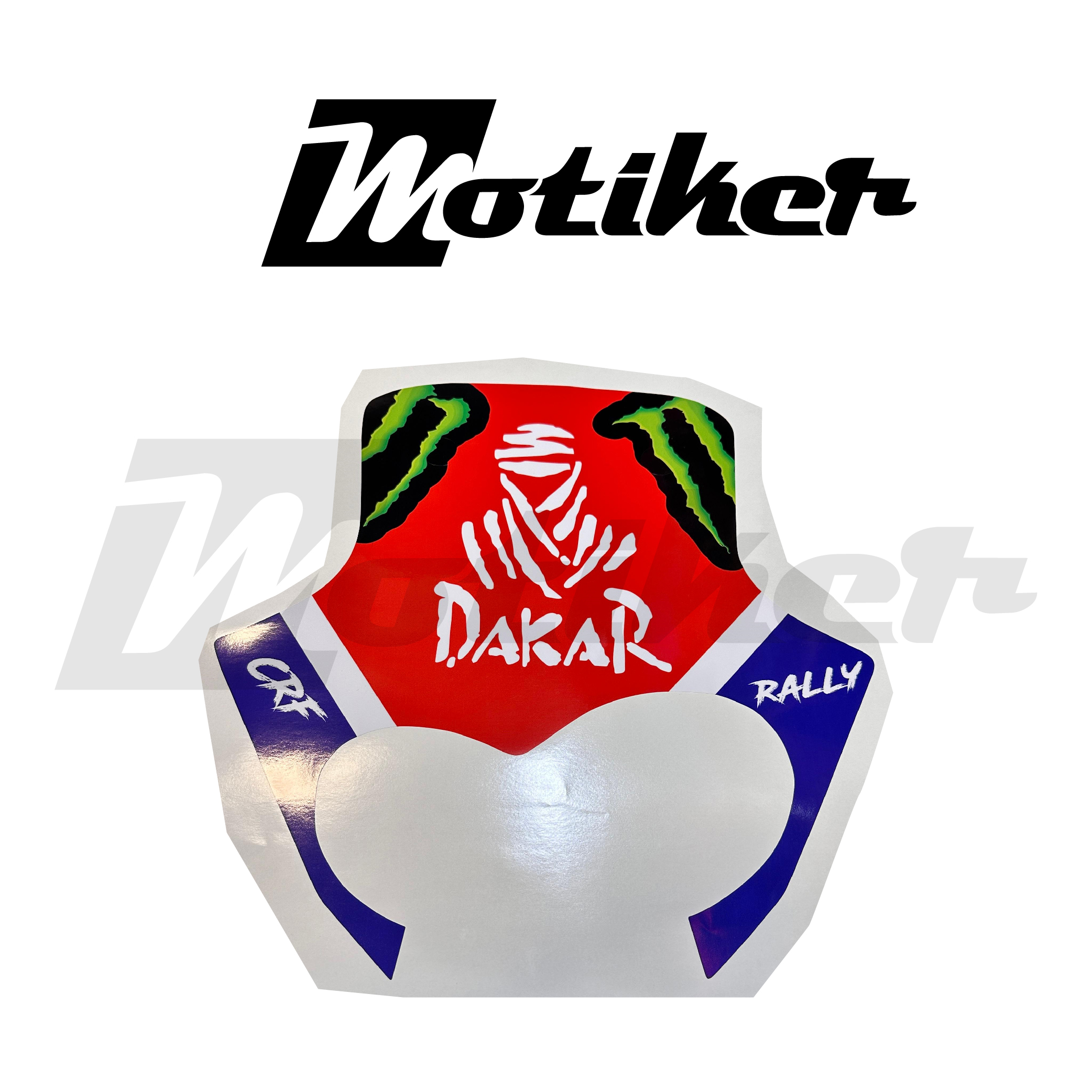 Honda CRF 250 Rally Monster Dakkar Ön Kafa Tasarımı Sticker Etiket Modeli