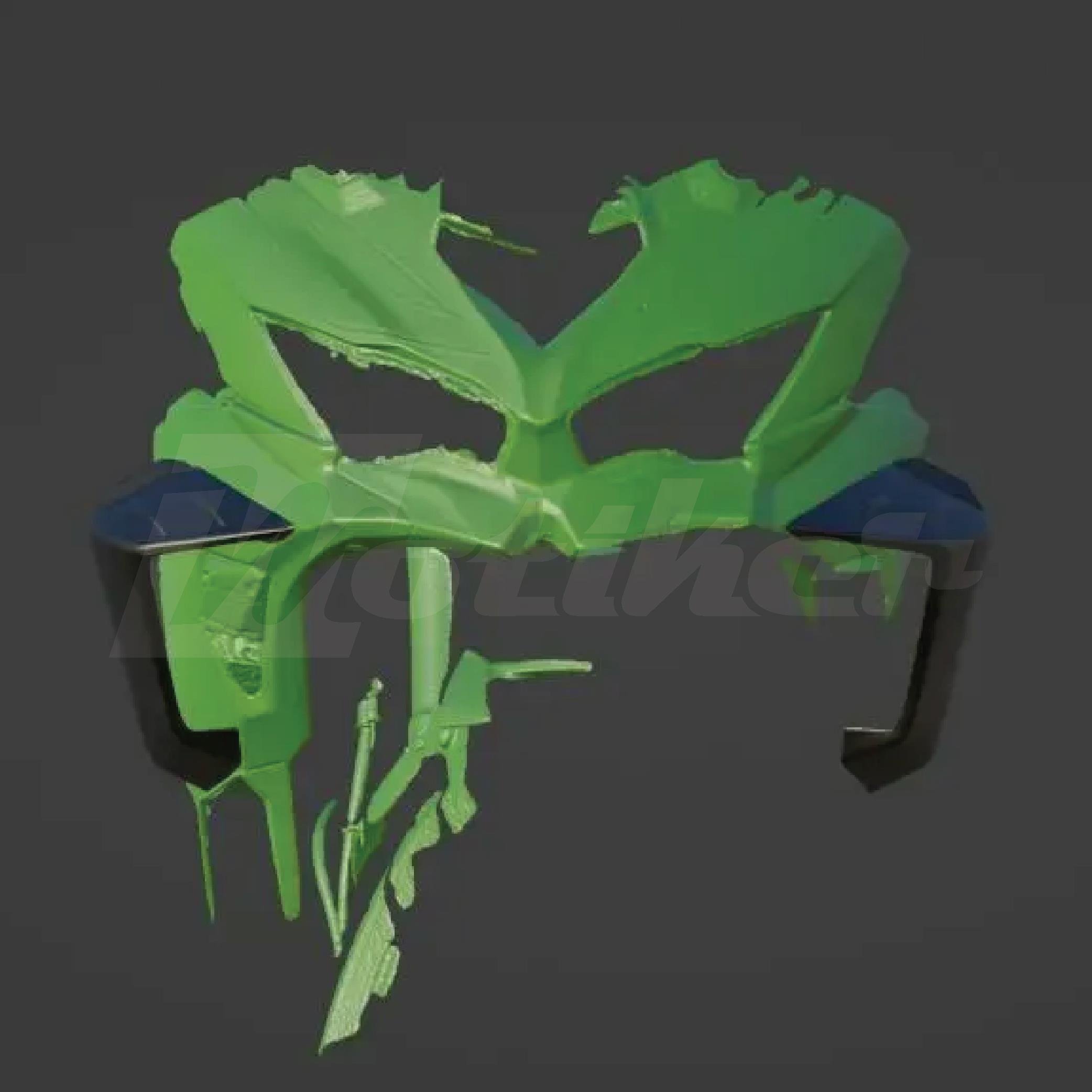 Kawasaki ZX-4RR Ön Kafa 3D Kanat Tasarımı