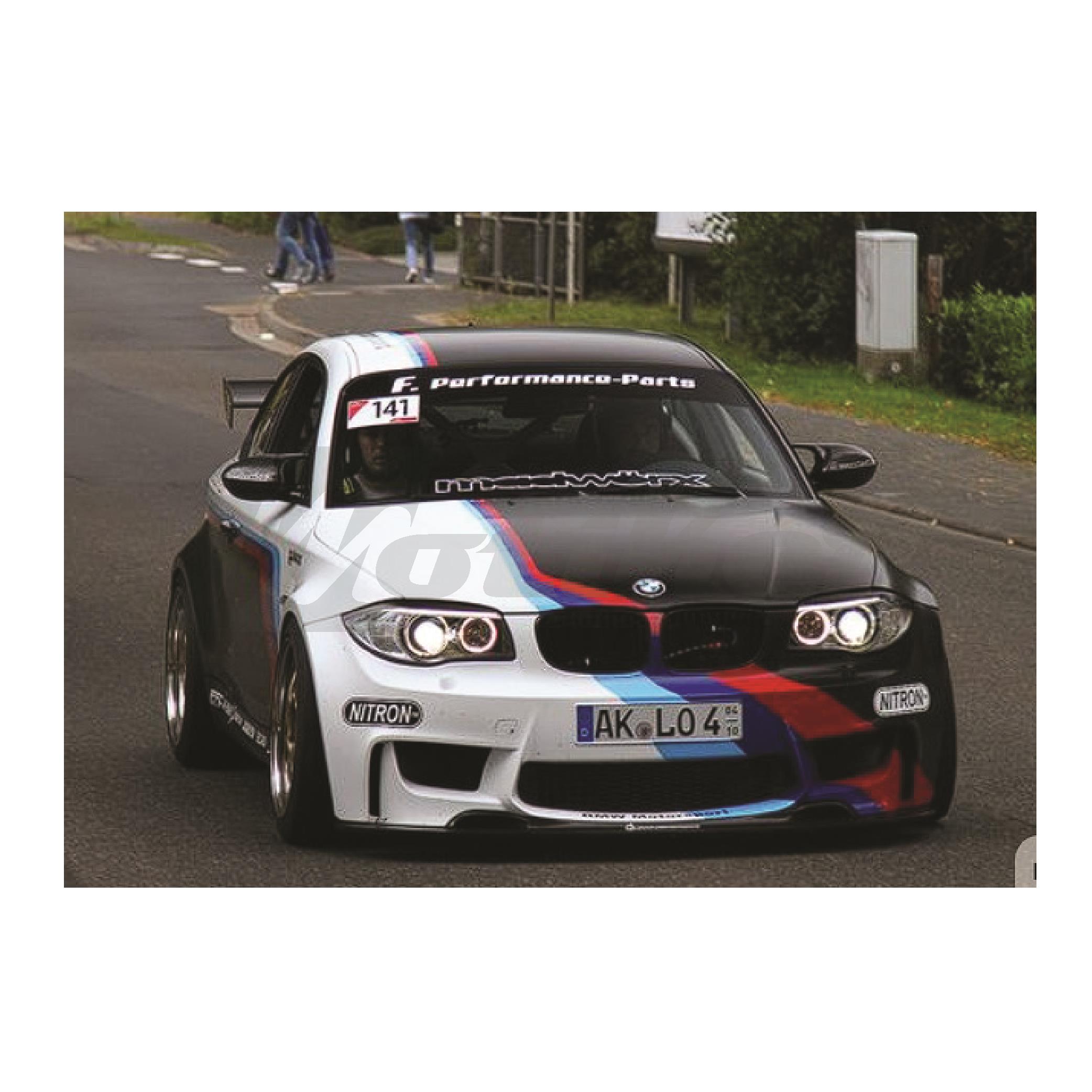 Bmw Mat Siyah Kaplama M Performance Çizgileri