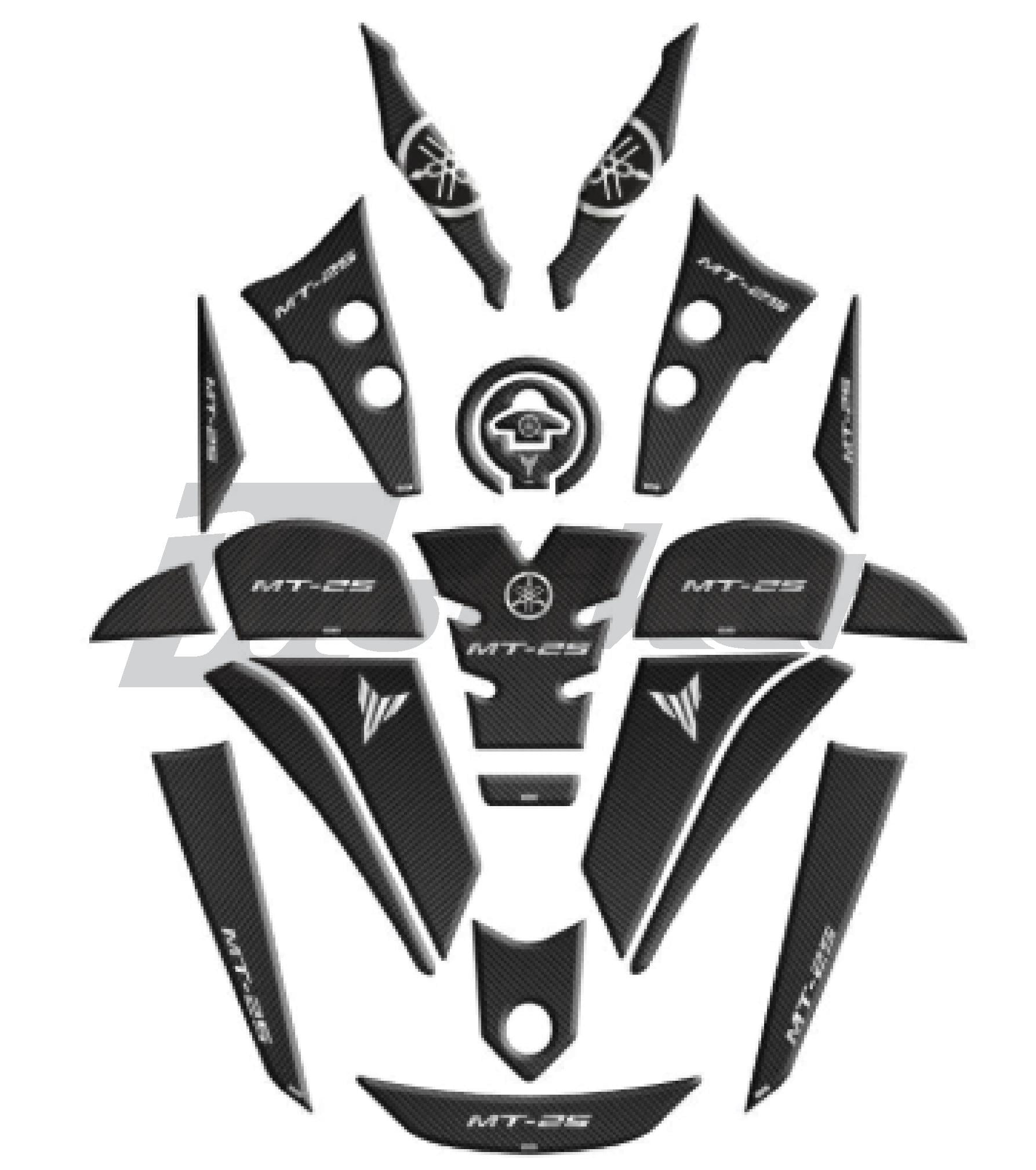 Yamaha MT25 2020 - 2024 Uyumlu Tank Ped
