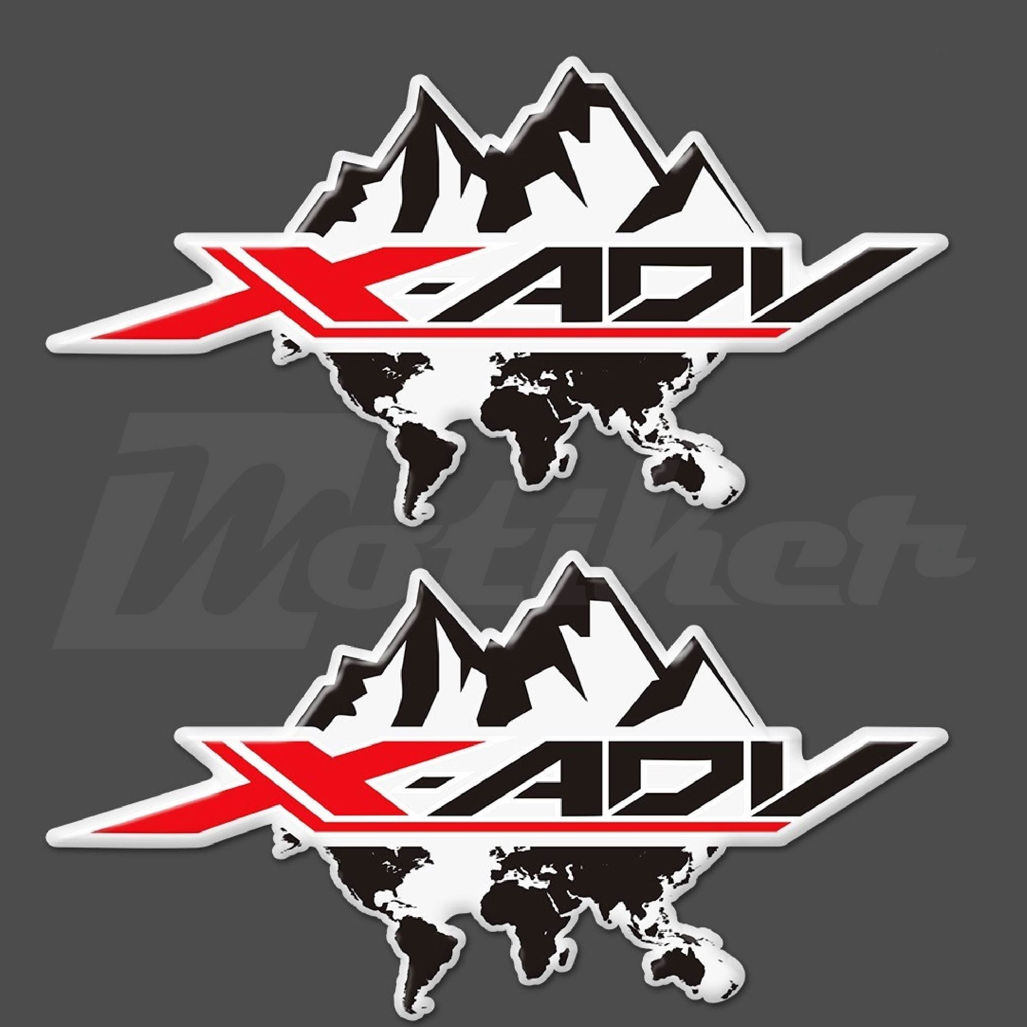 Honda X-ADV Dağ Tasarım Sticker Etiket Modeli