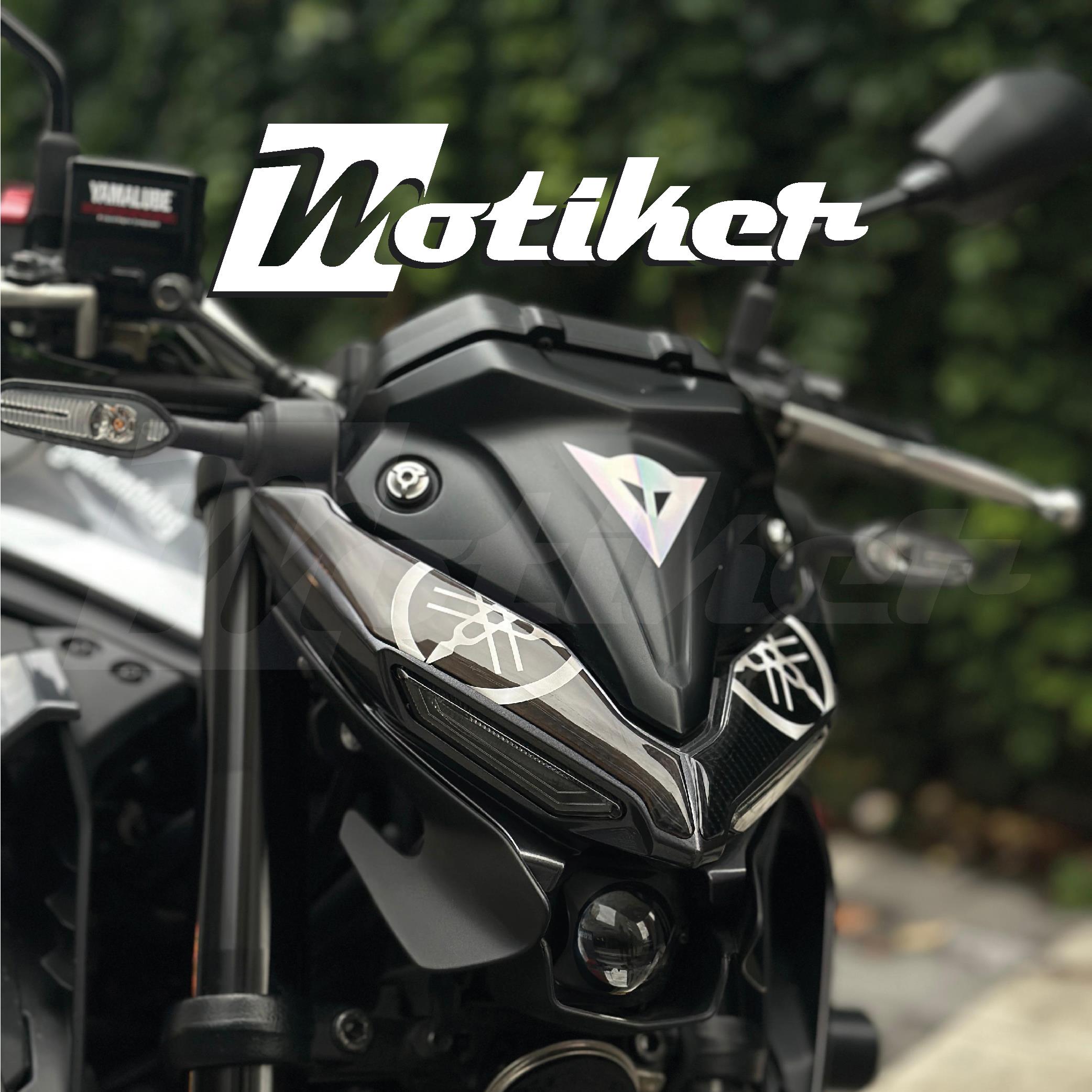 Yamaha MT-25 2024 Ön Kafa Damla Sticker Etiket Modeli