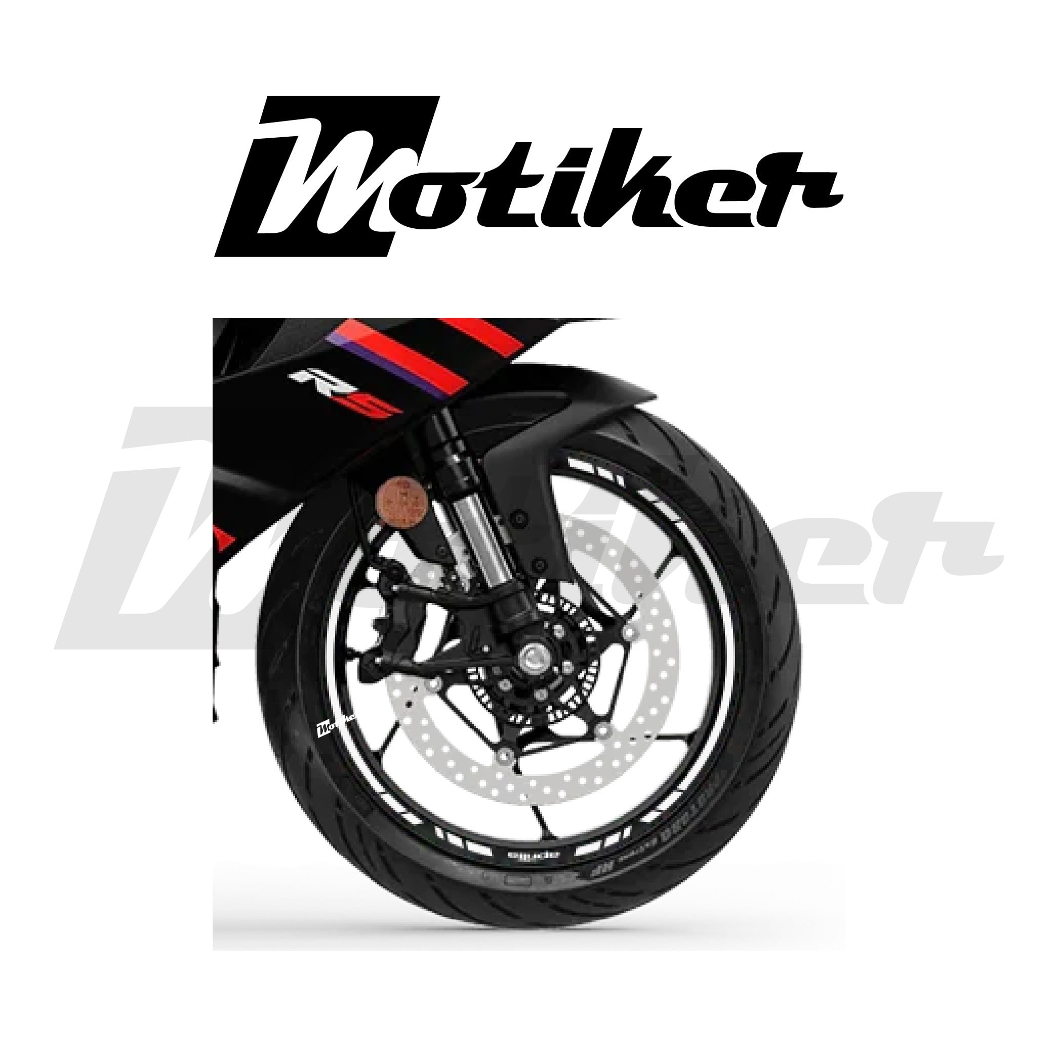 APRILIA RS457 Folyo Kesim Jant Sticker Etiket Modeli (Tek Renk)