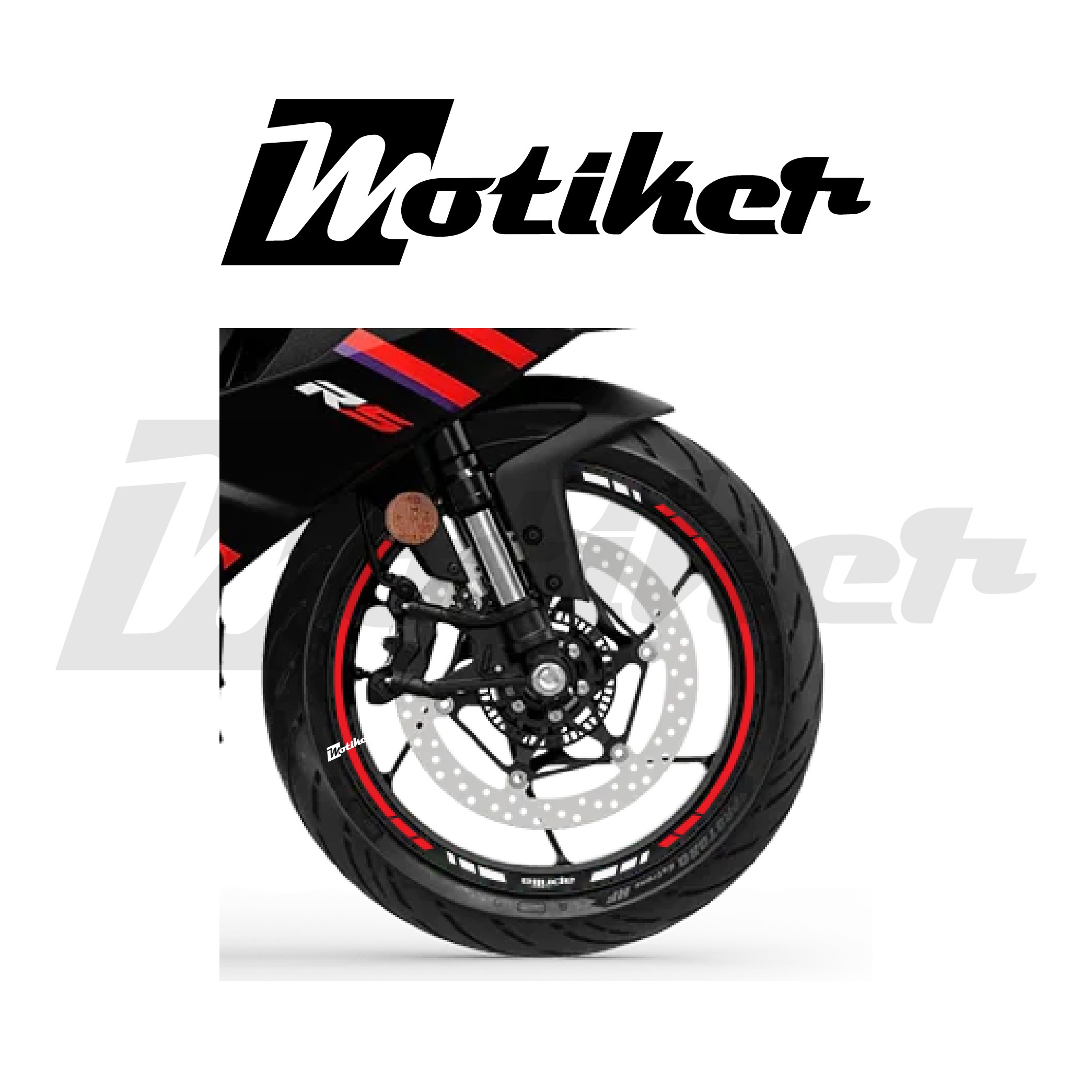 APRILIA RS457 Folyo Kesim Jant Sticker Etiket Modeli (Çift Renk)