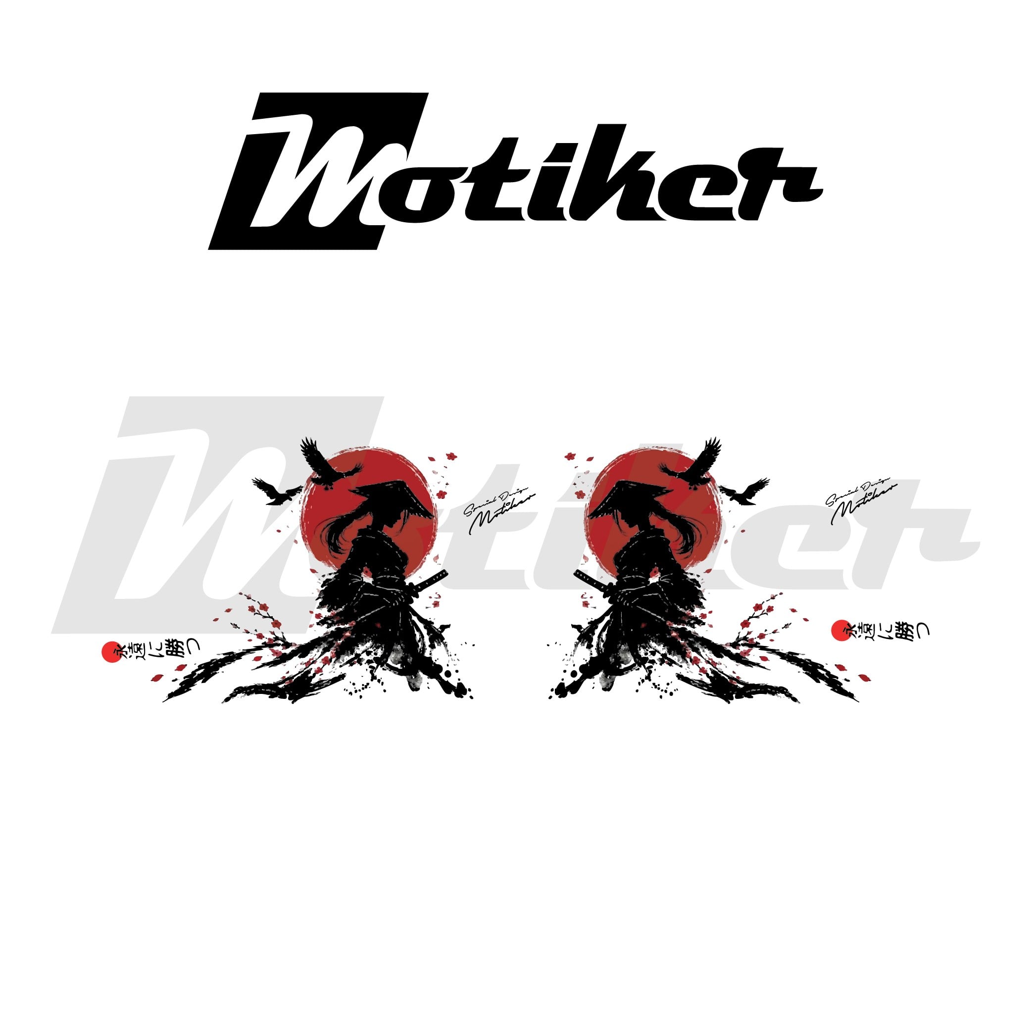 Japon Kız Anime Sticker Etiket Modeli