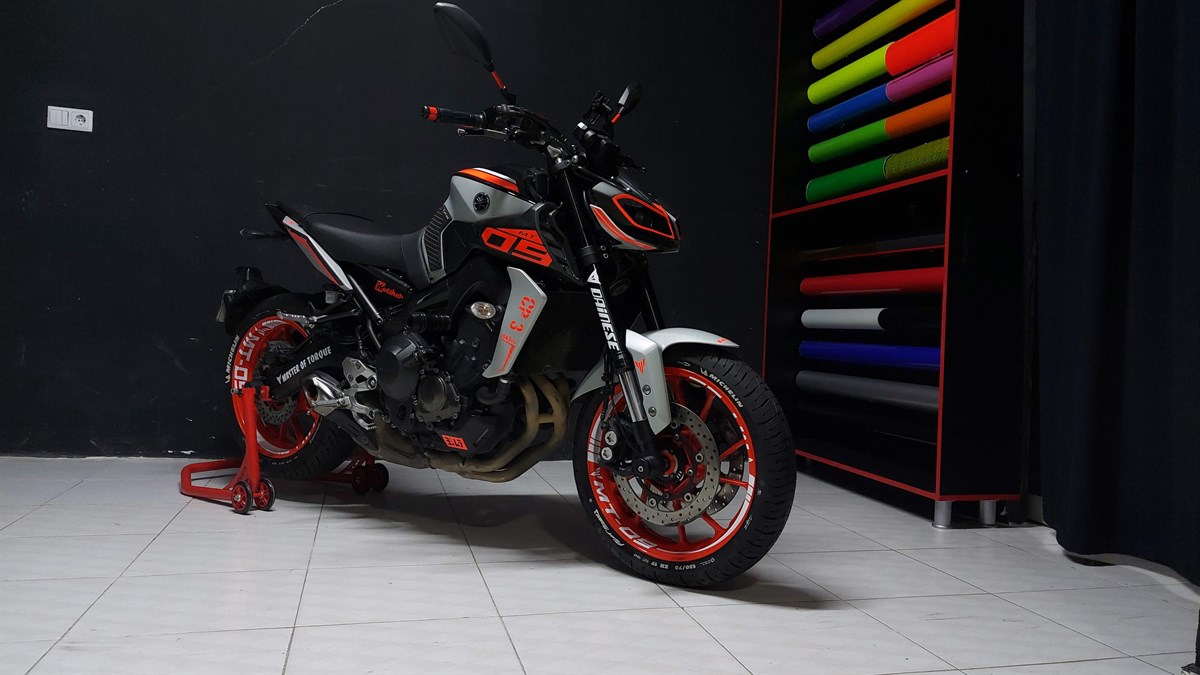 2020 Yamaha MT-09 Maşa Grenaj Sticker Etiket Modeli