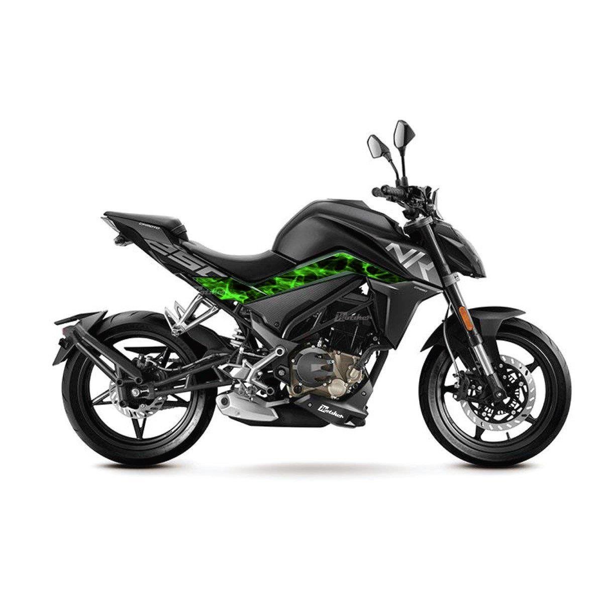 2023 CFMOTO NK250 Forest Green (Yeşil)  Orta Şase Sticker Etiket Modeli