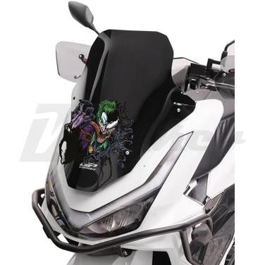 Honda PCX Ön Cam Siperlik Joker kaplama Sticker Etiket Modeli