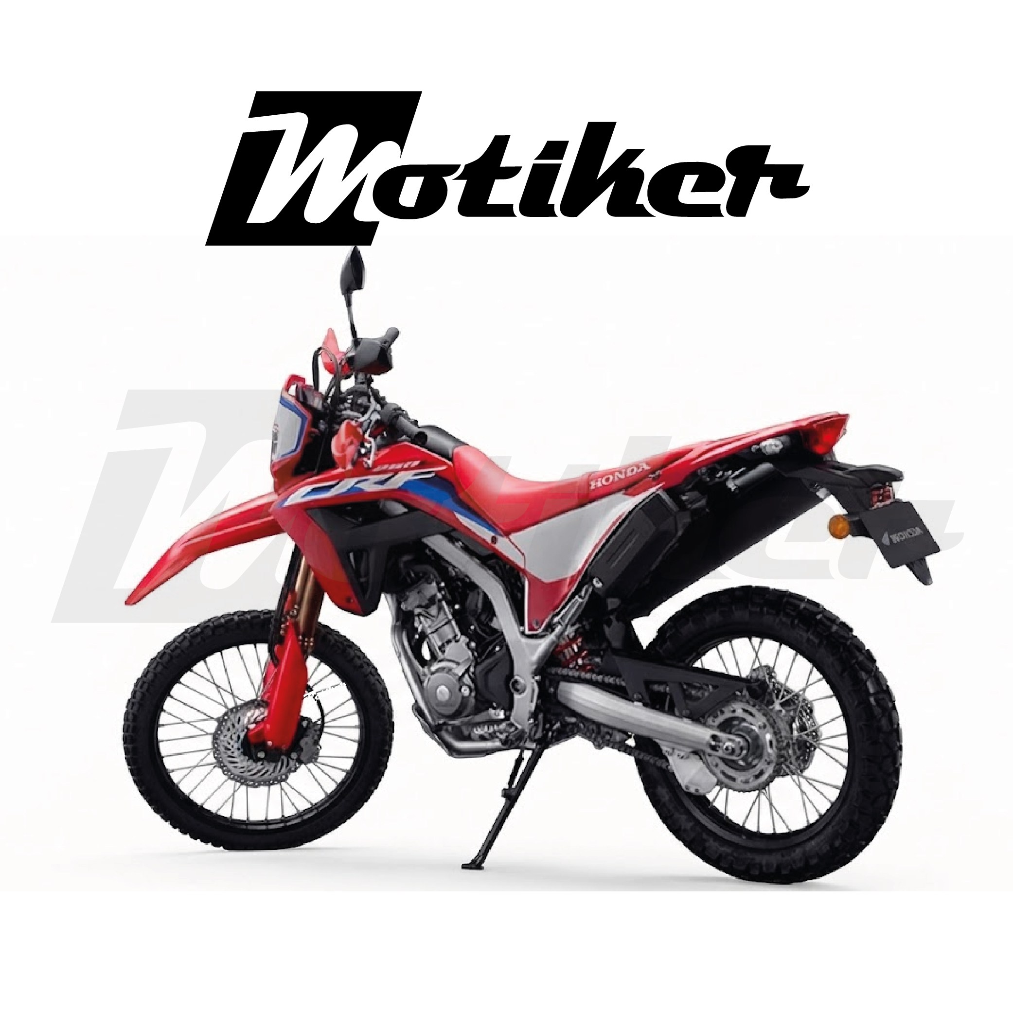 Honda CRF250L 2021 - 2026 Sol Grenaj Orjinal Tasarım Sticker Modeli