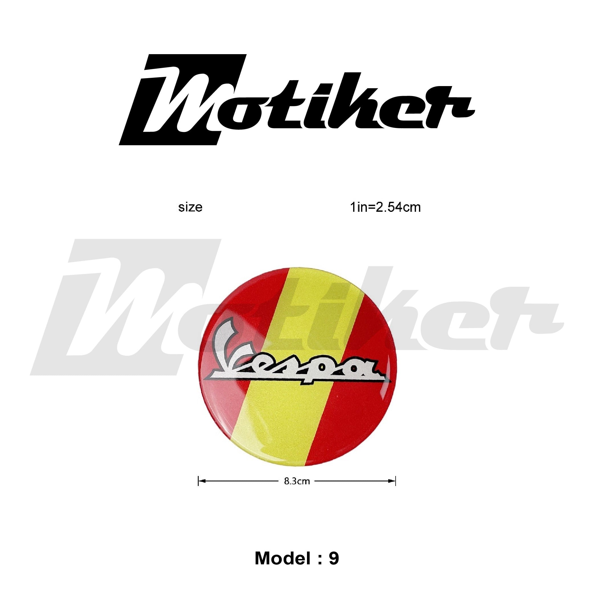 Piaggio Vesapa Damla Sticker Tasarım Model 9