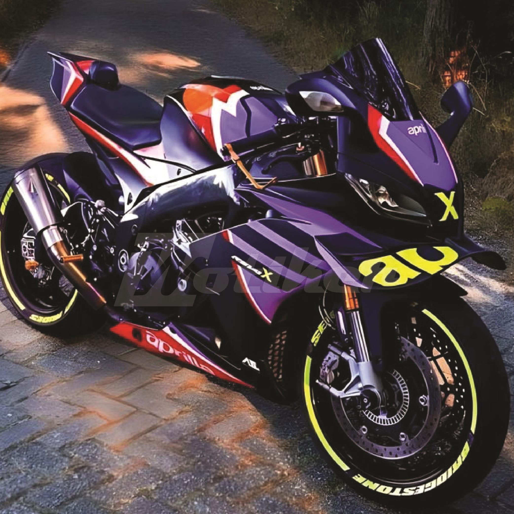 Aprilla Rs4x Kaplama Sticker  